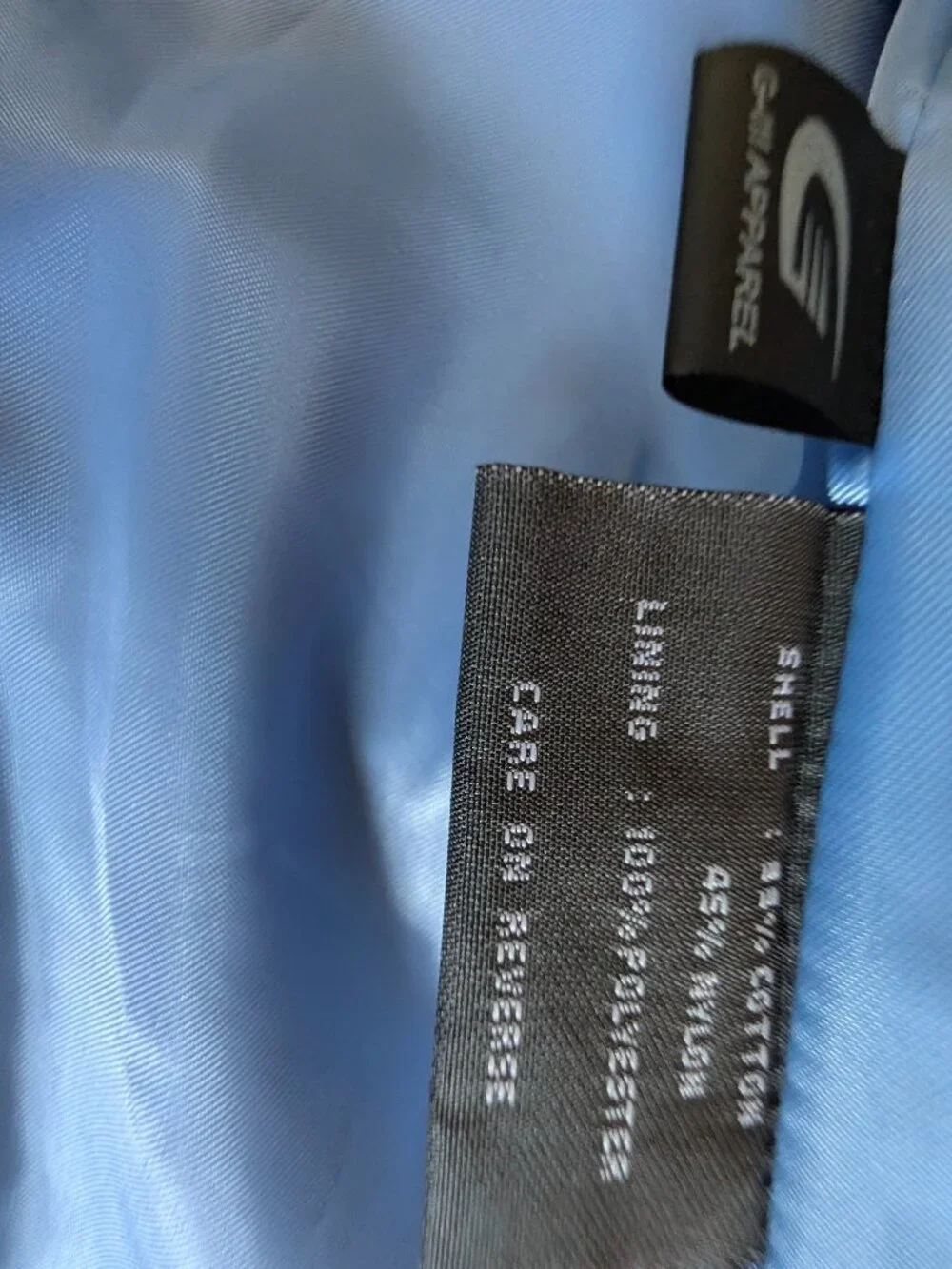 Kenneth Cole Reaction Periwinkle Blue Trench Coat L